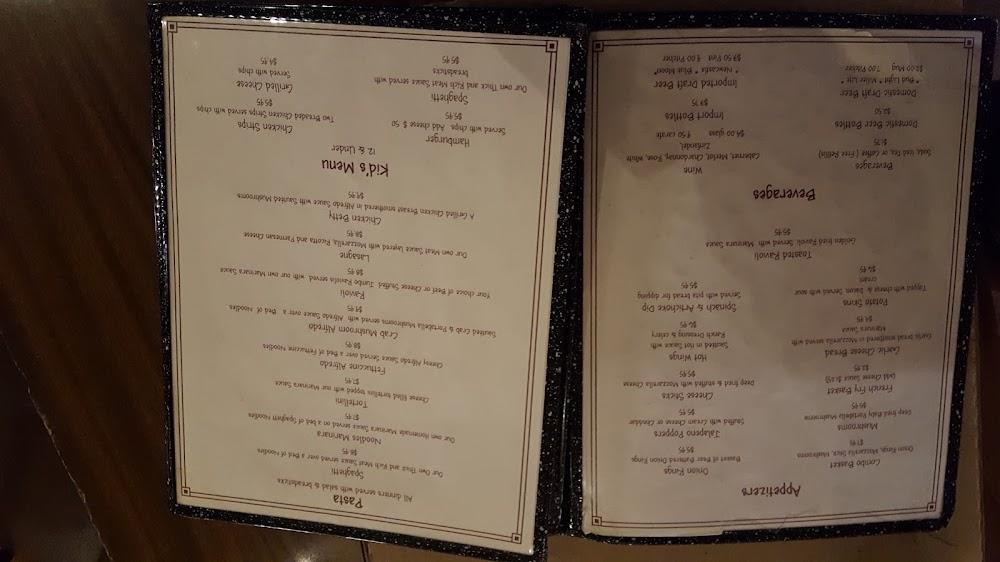 Bernie & Betty's Pizza Menu image 2